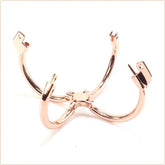 Ellipse Stainless Steel Heart Lock Cross Cuffs Cuffs and Restraints